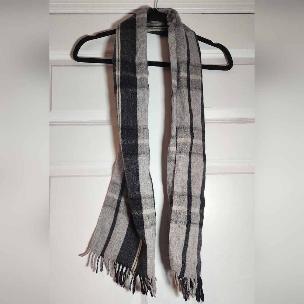 Prochownick Gray Plaid Scarf